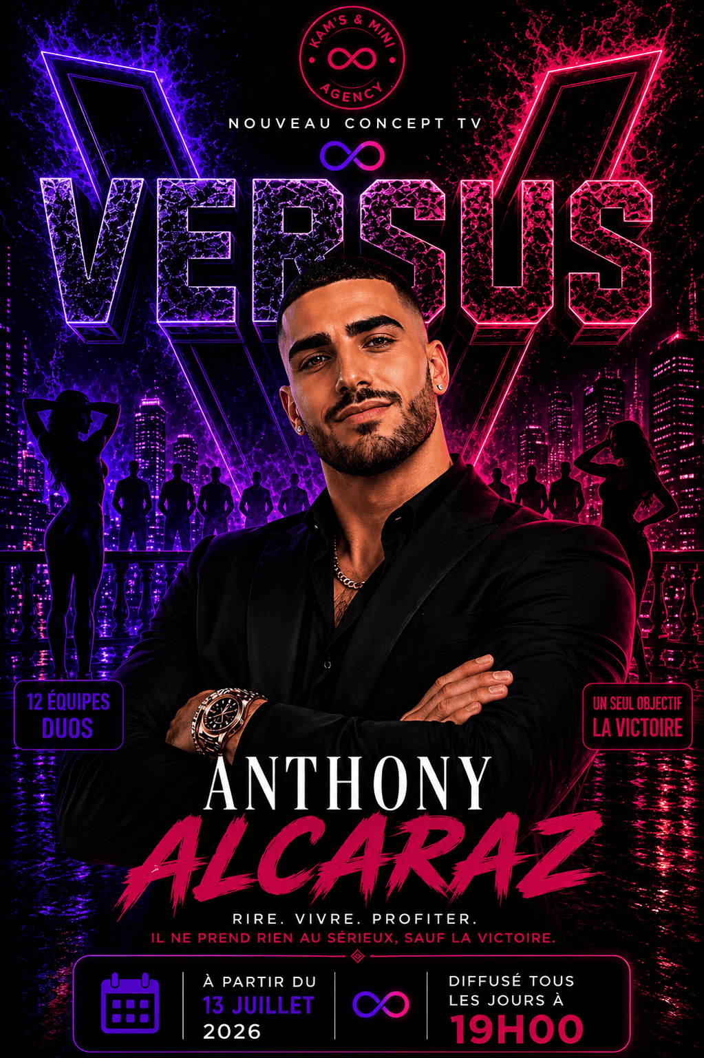 Affiche Versus — Anthony Alcaraz