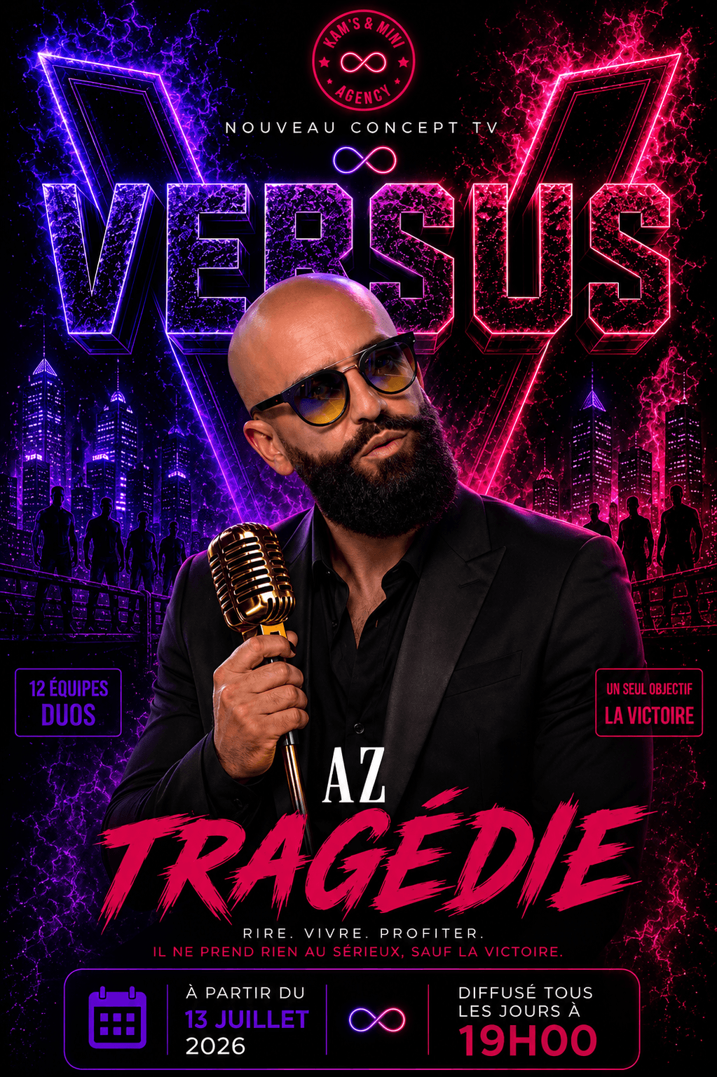 Affiche Versus — AZ Tragédie