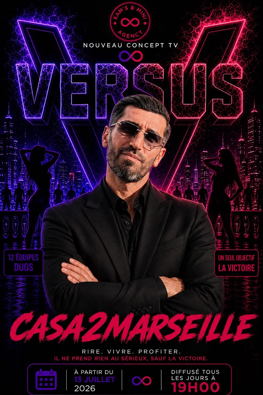 Affiche Versus — Casa2Marseille