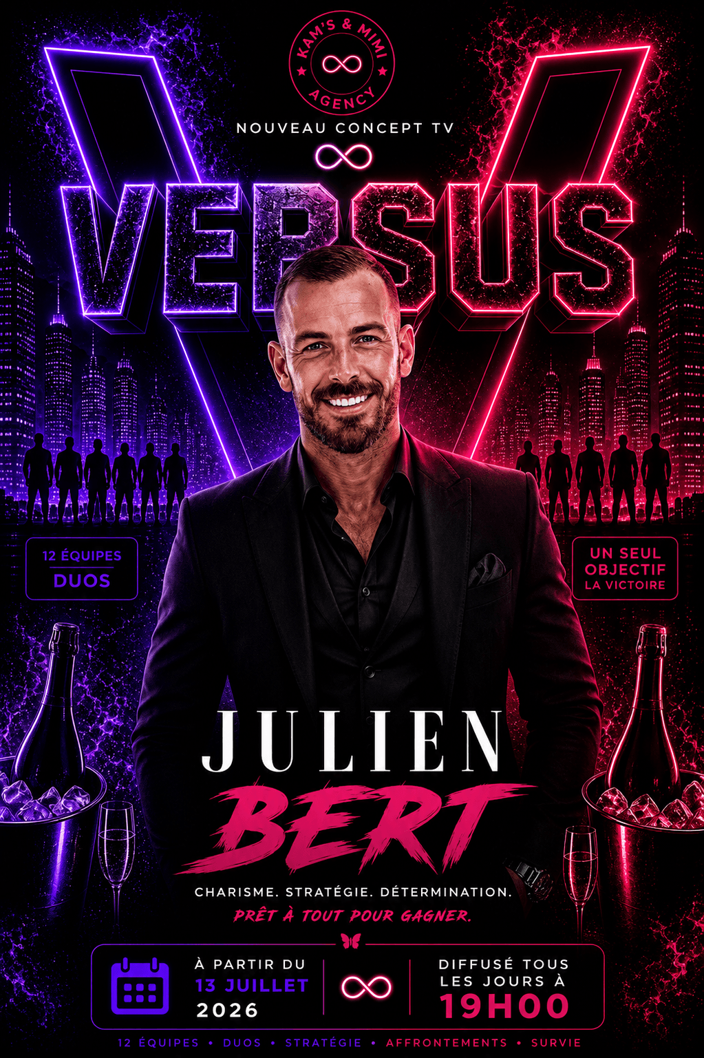 Affiche Versus — Julien Bert