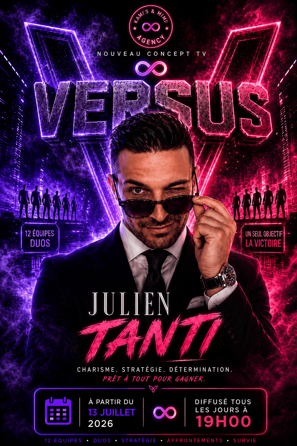 Affiche Versus — Julien Tanti