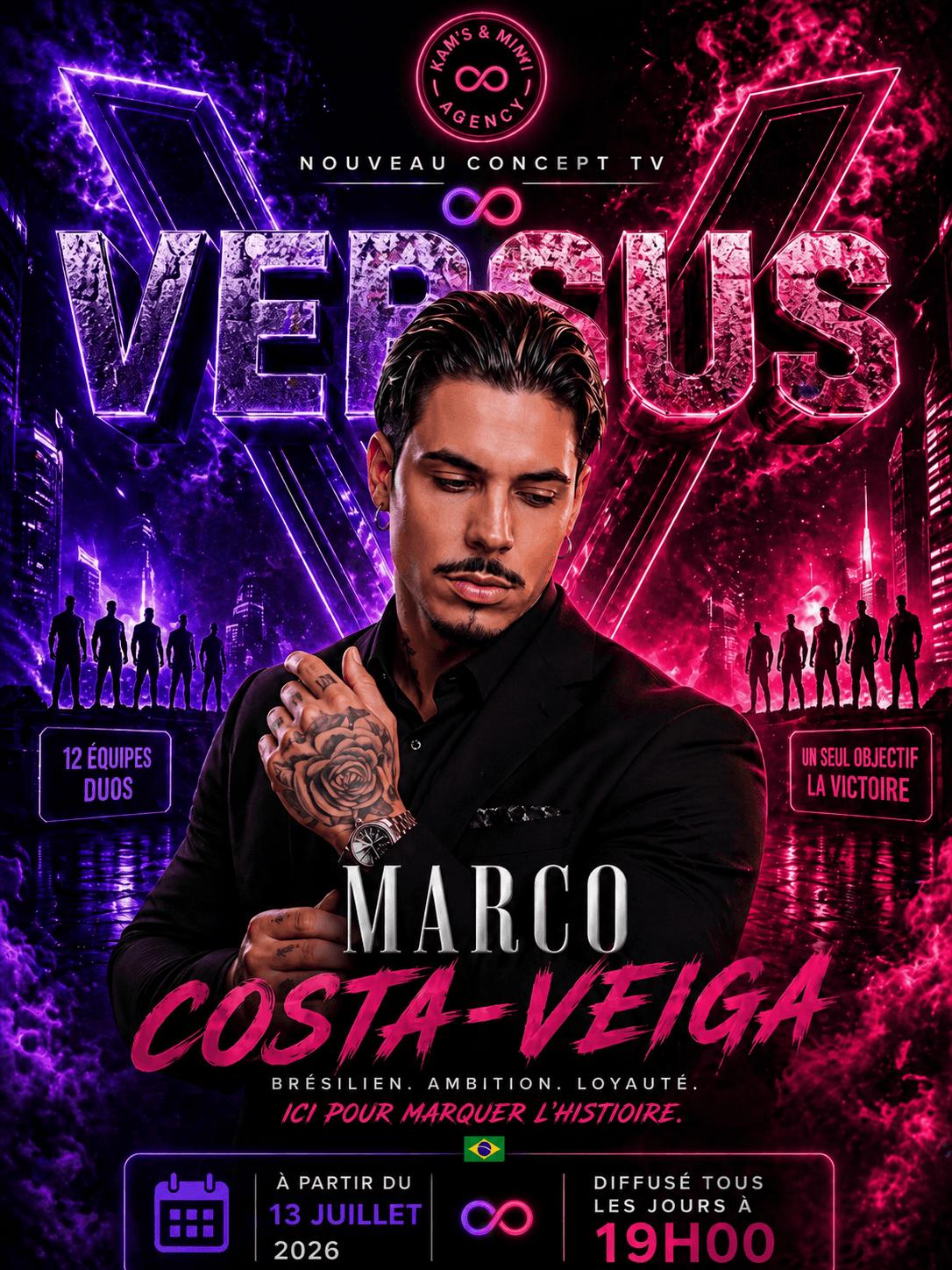 Affiche Versus — Marco Costa-Veiga
