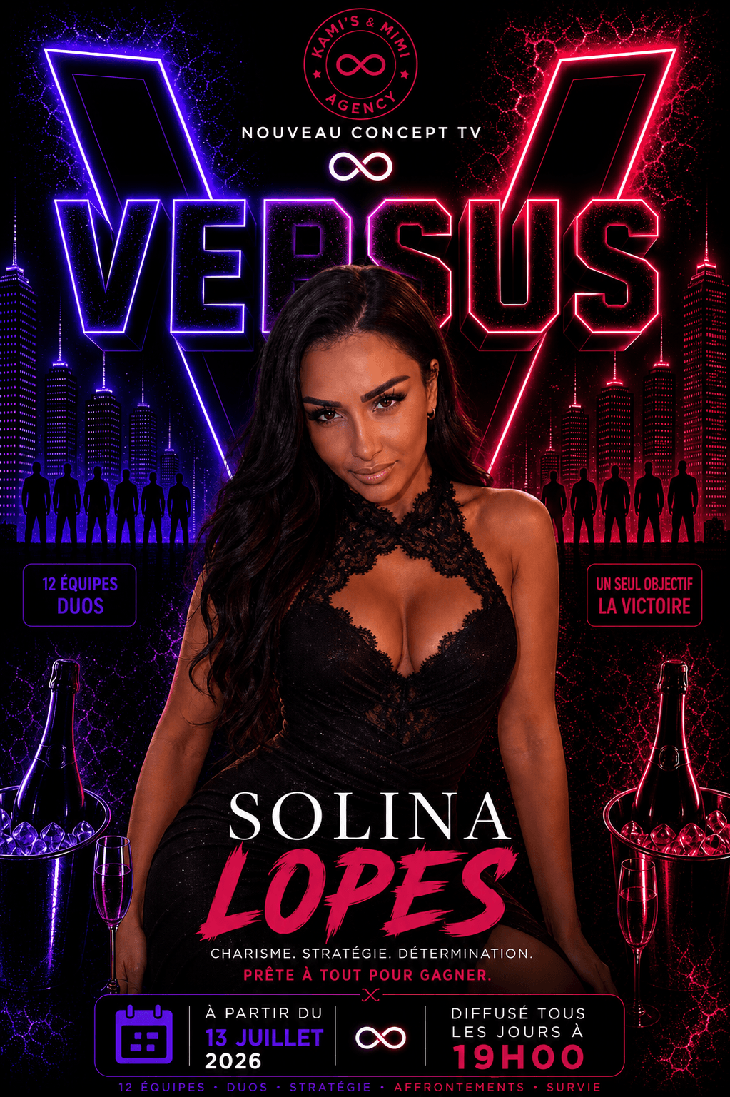 Affiche Versus — Solina Lopes