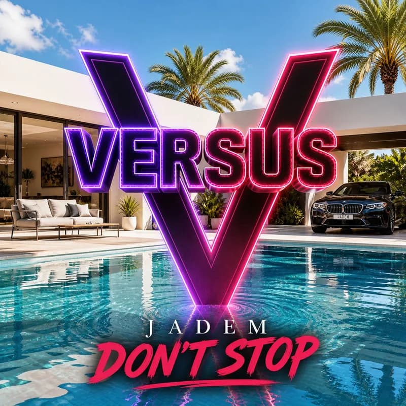 Pochette du morceau Don't Stop de Jadem — générique de VERSUS